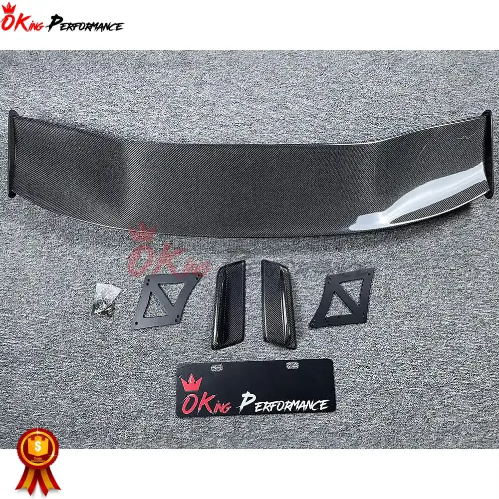 JS Style Carbon Fiber Rear Spoiler For Type R FD2 GT Wing