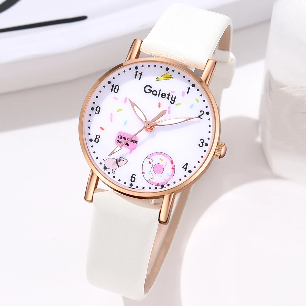 1Pcs Gairty Minimalist Style Roman Numeral Dial Watch Luxury Couple Casual Quartz Watch Is The Perfect Gift For Her