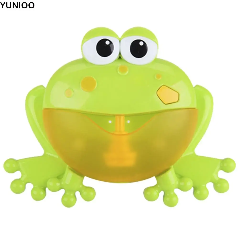 Plastics Frog Crab Bubble Machine Multipurpose Interactive Baby Bath Toys Funny Playing Water Musical Bubble Maker
