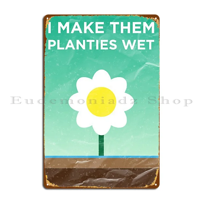 Мокрый металлический плакат с надписью «я их делаю» Мокрый металлический плакат с надписью «я их делаю»