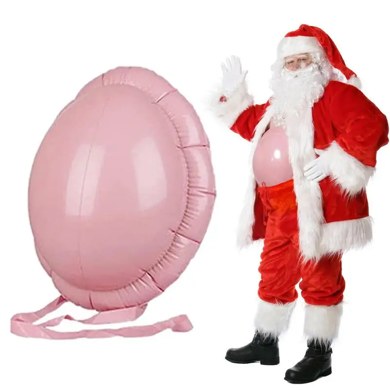 Barriga de Embarazada Inflable, Barriga de Cerveza Falsa, Barriga de Papá Noel para Navidad, Disfraz de Cosplay de Halloween, Accesorios para Espectáculos y Juegos de Rol