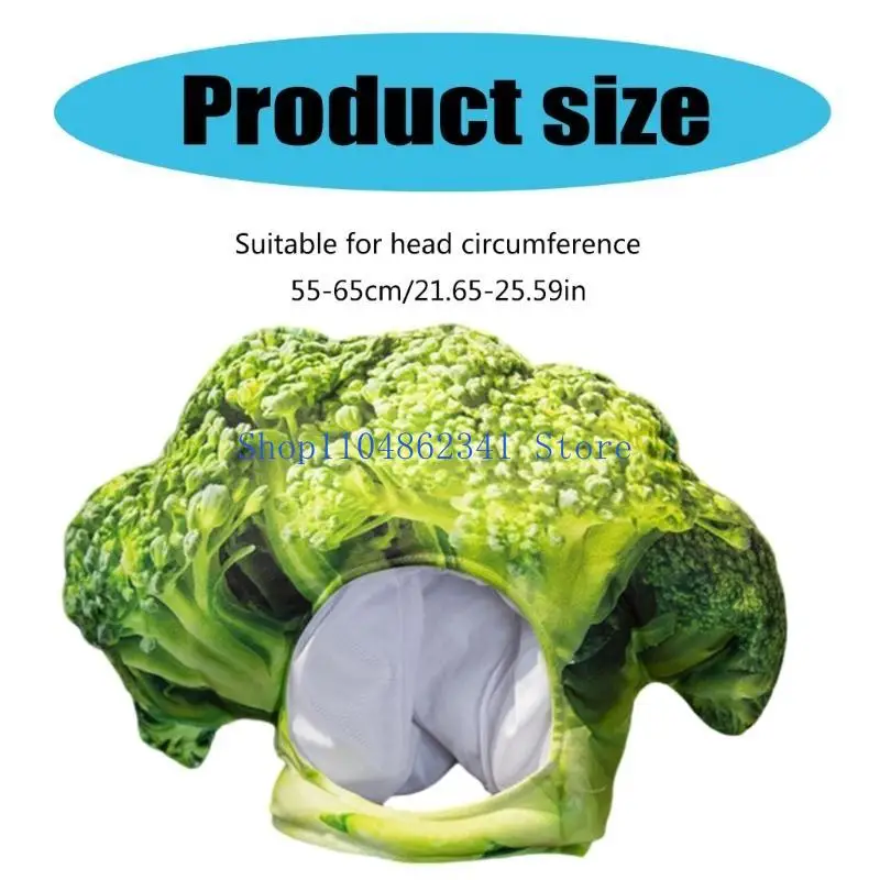 5asd Bông Cải Xanh Mũ Sinh Nhật Mũ Đội Đầu Mũ Dành Cho Người Lớn Trẻ Lễ Hội Giai Đoạn Mũ Gia Đình Tập Hợp Vai Trò Chơi Trang