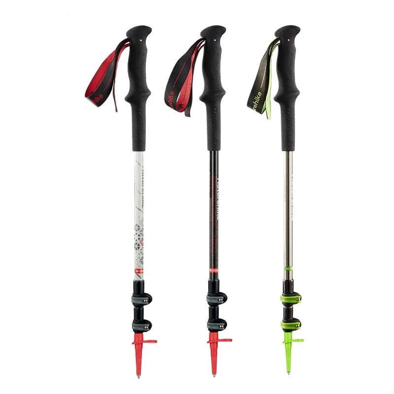 

Trekking Foldable Telescopic Ultralight carbon Hiking Pole Suitable For Outdoor Camping Mountaineering Backpacking Trip