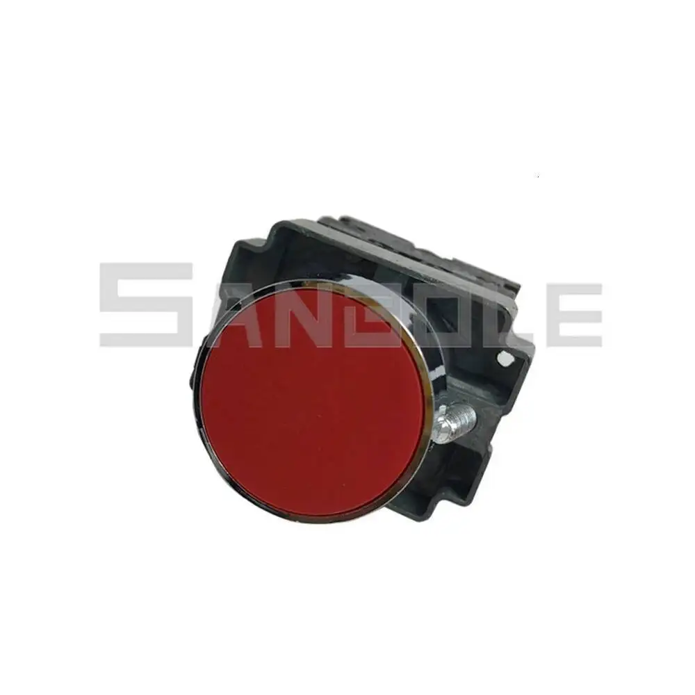 10 peças interruptor de botão de reinicialização 22mm XB2-BA31 ba42 ba51 botão plano momentâneo 1no 1nc toque start stop ON-OFF