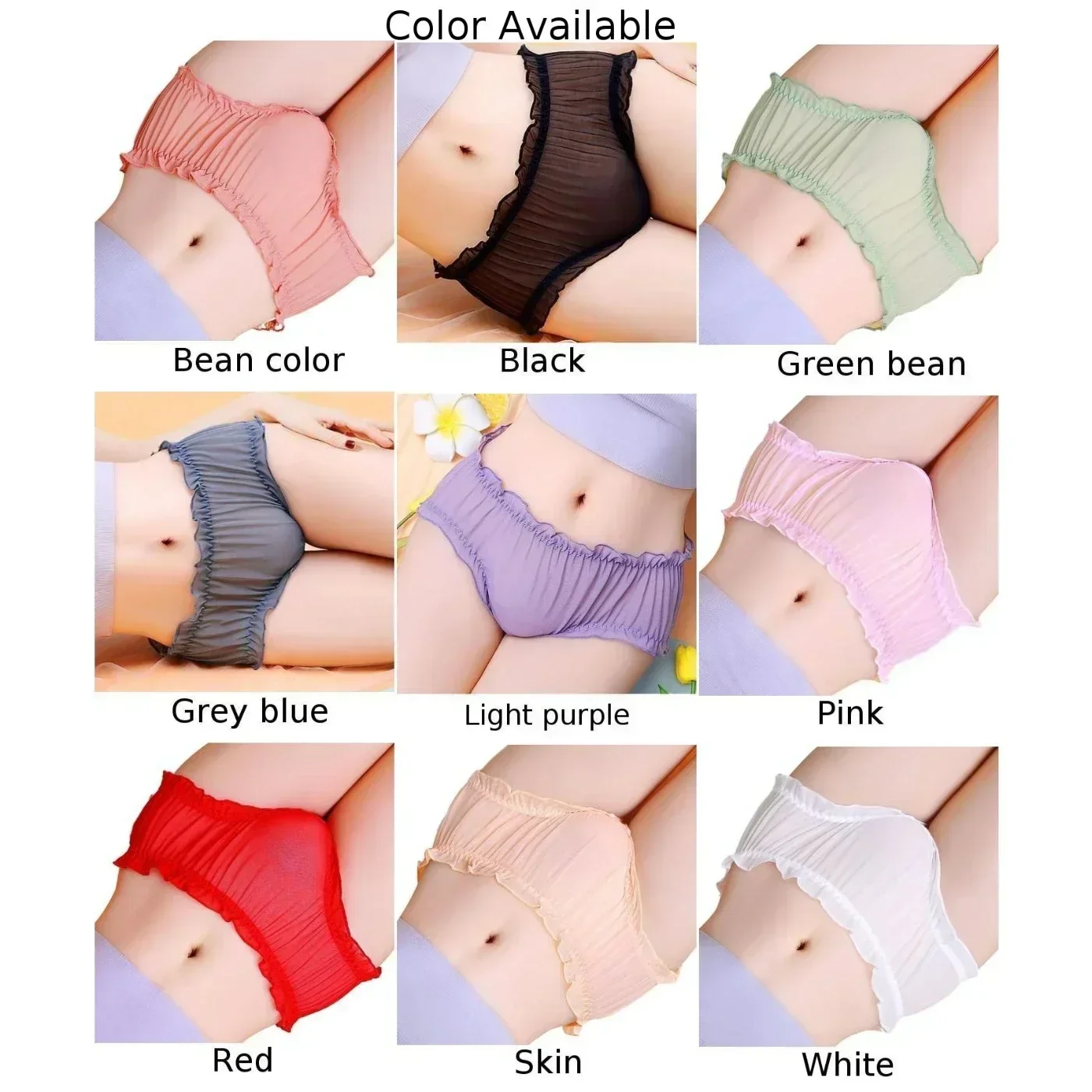 Женское нижнее белье, дышащие сетчатые кружевные прозрачные трусики с грибком, сексуальные тонкие удобные эластичные трусы, быстросохнущие треугольные трусики