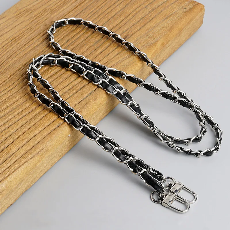 120 cm portemonnee ketting riem crossbody handtas kettingen vervanging lederen schoudertas kettingriemen diy vrouwen meisje tas deel accessoire