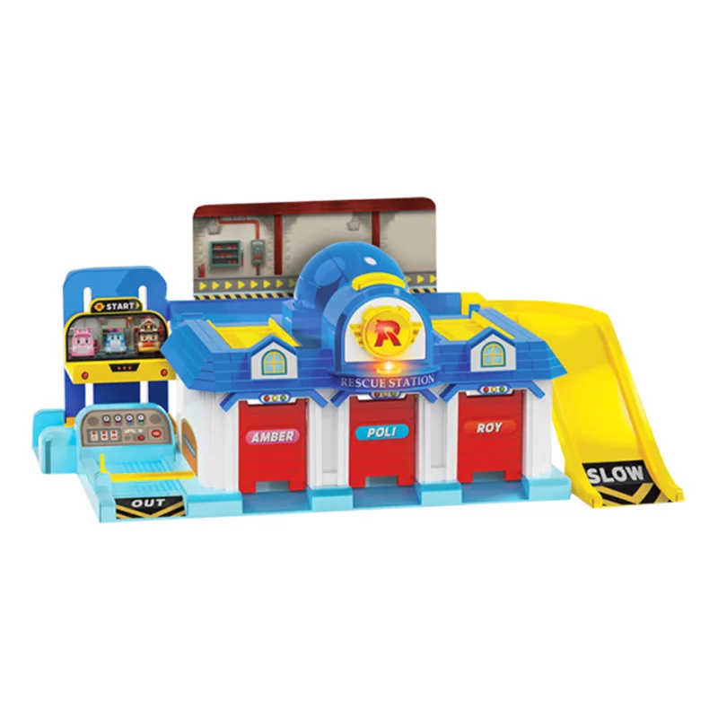 Let'S Go Headquarter Playset(Overseas Incl.Minicar Poli)