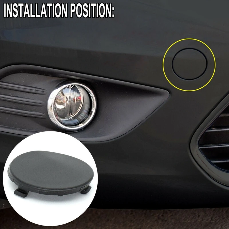 1521645 Front Bumper Tow Towing Hook Eye Cap Cover for for Focus MK2 2007-2011 8M5117A989AA Auto Accessory