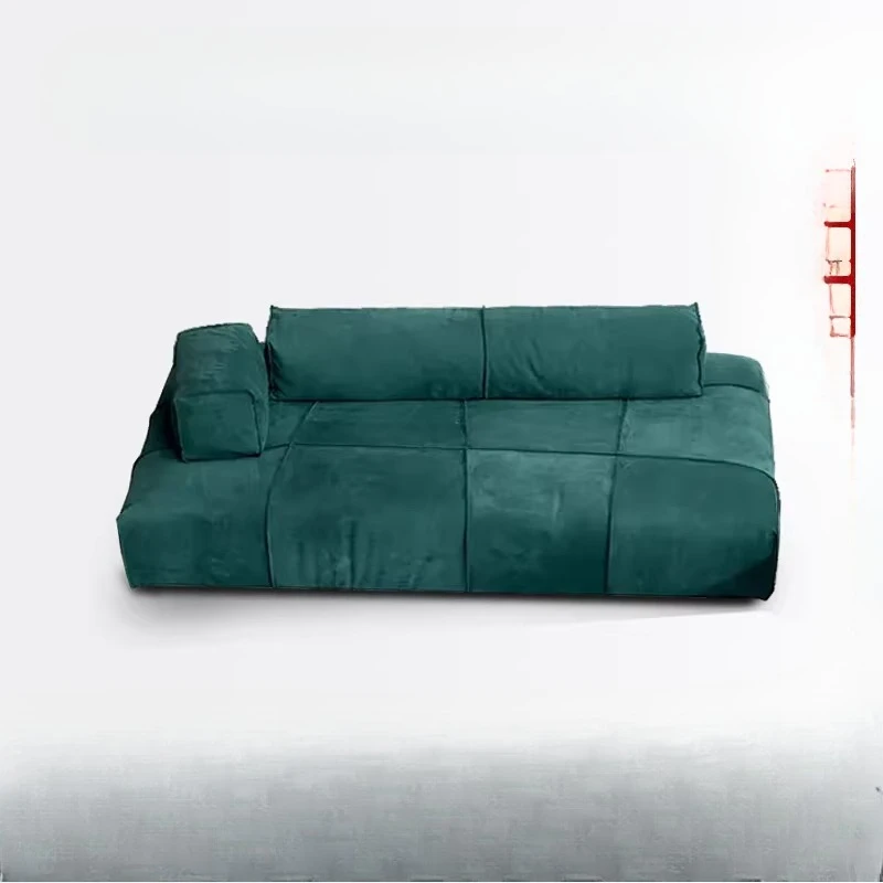 Sofa, Italian minimalist, tofu cube square, living room light luxury module combination sofa