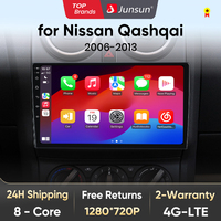 Junsun V1 AI Voice Wireless CarPlay Android Auto Radio for Nissan Qashqai J10 2006 2007 2008-2013 4G Car Multimedia GPS 2din