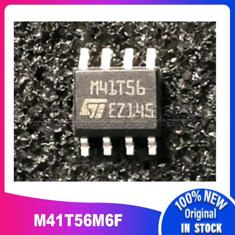 50 قطعة/الوحدة M41T56M6F M41T56M6 M41T56 M41T5b SOP8 100% مخزون بقعة جديد