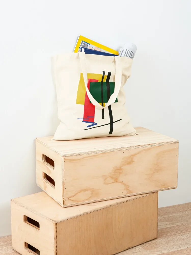 Geometric Abstract Malevic #6 Tote Bag Women's handbag bags luxury women personalized tote bag canvas shopping bag