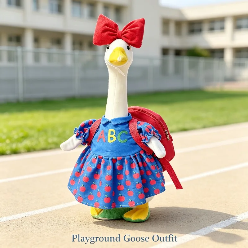 2026 Breathable Lightweight School Season Outfit Set for 23 Inch Patio Front Yard Goose Easy On Off Design (without Goose)