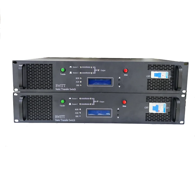 

40A 10KVA STS Однофазный переключатель переменного тока 220V для промышленного использования