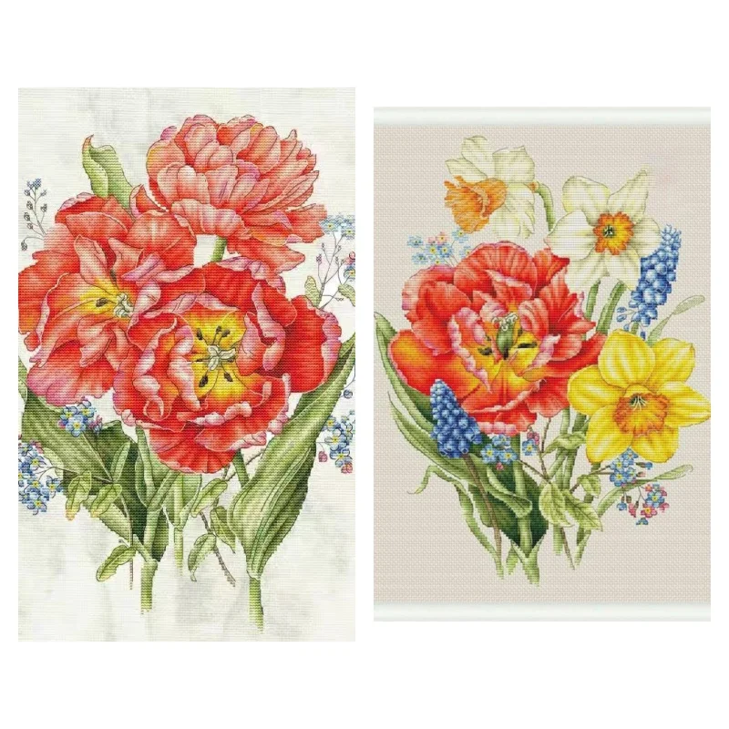 ZZ8329 Diy Homefun Cross Stitch Kit Packages Counted Cross-Stitching Kits New Pattern Not Printed Cross stich Painting Set