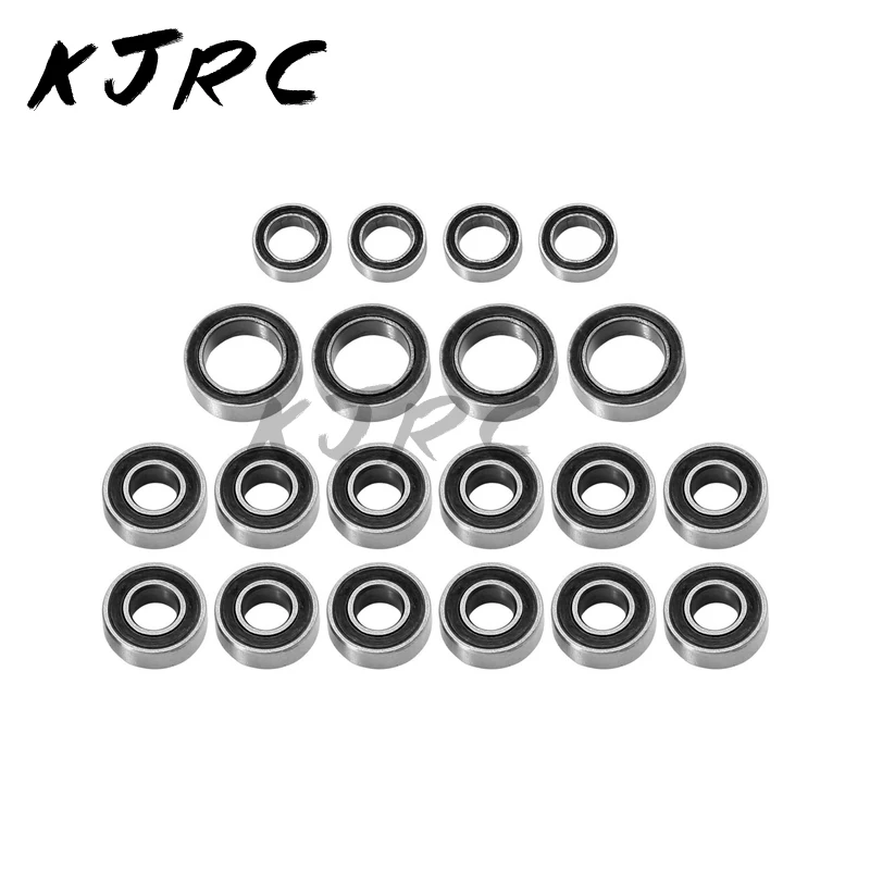 

20pcs Sealed Bearing Kit for Tamiya TT01 TT-01 TT-01E TT-02B TT-01D 1/10 RC Car Upgrade Parts Accessories