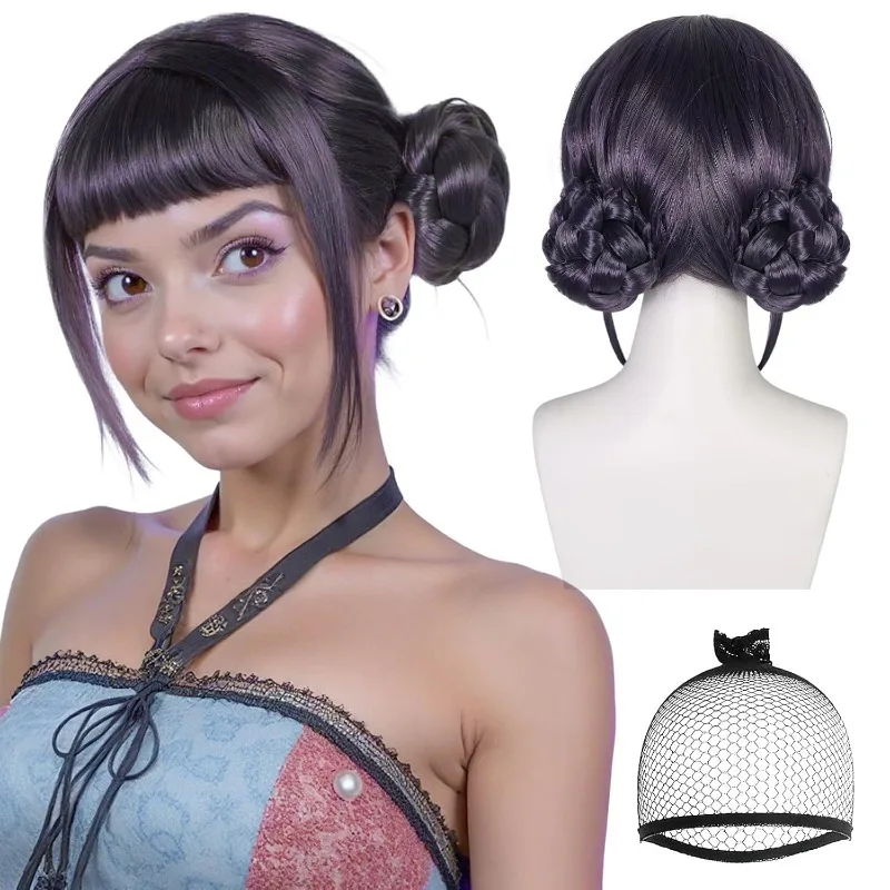 Rumi Zoey Mira Wig Anime Kpop Demon Hunters Cosplay Long Hair Role Play Props Accessories for Women Halloween Carnival Party - Image 3