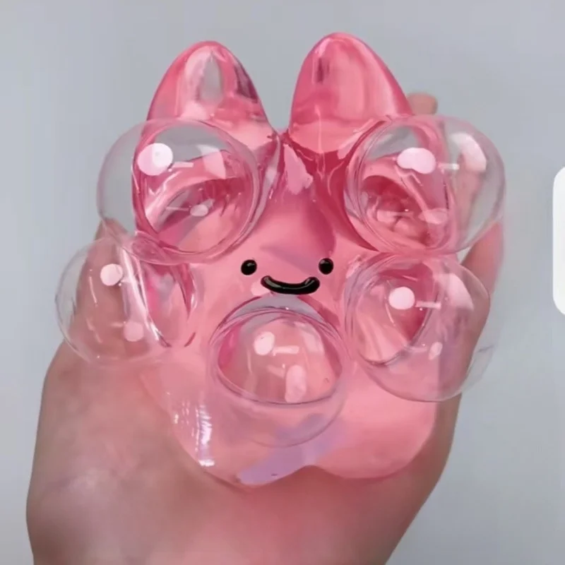 Bubble Pop Fidget Toy Novelty Squeeze Sensual Balls Cute Octopus Jellyfish Star Anti-Anxiety DIY Toy ASMR Fun Party Squishy Gift