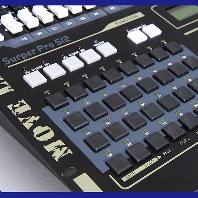 Professional DJ Stage Lighting DMX Controller Super Pro 512 Console DMX512/1990 Standard Light Controller for Disco Party Beam