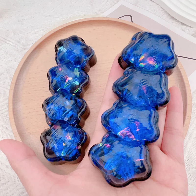 Star Squeeze Toys Starry Sky Series Silicone Stress Relief Toy Slow Rising Sensory Fidget Toys For Anxiety ADHD Kids Adult Gifts