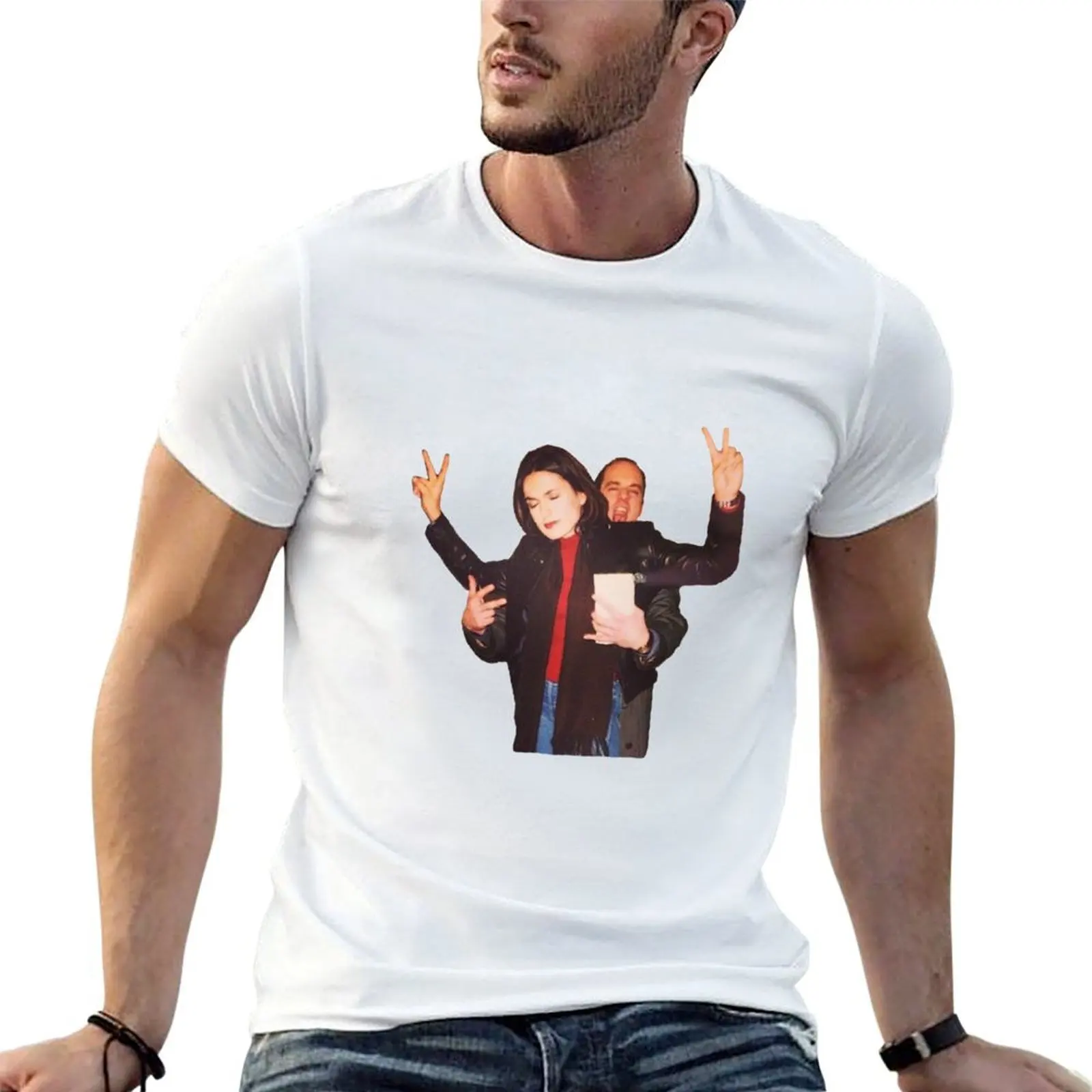 ماريسكا وكريس مغناطيس تي شيرت مطبوعة تي شيرت للرجال الرجال تي شيرت القطن 100% رجل تي شيرت للرجال تي شيرت غير رسمي