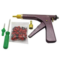 New Car Bicycle Tubeless Tire Repair Piercing Plug Garage Motorcycle Vacuum Tire Repair Gun Car Tire Blockage Leakage Kit