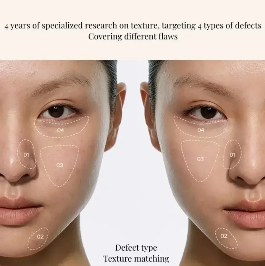 Joocyee コンシーラーパレット 4色 フェイスベースメイクアップ ファンデーションクリーム フルカバー すべての肌タイプに適しています 明るくする化粧品 韓国