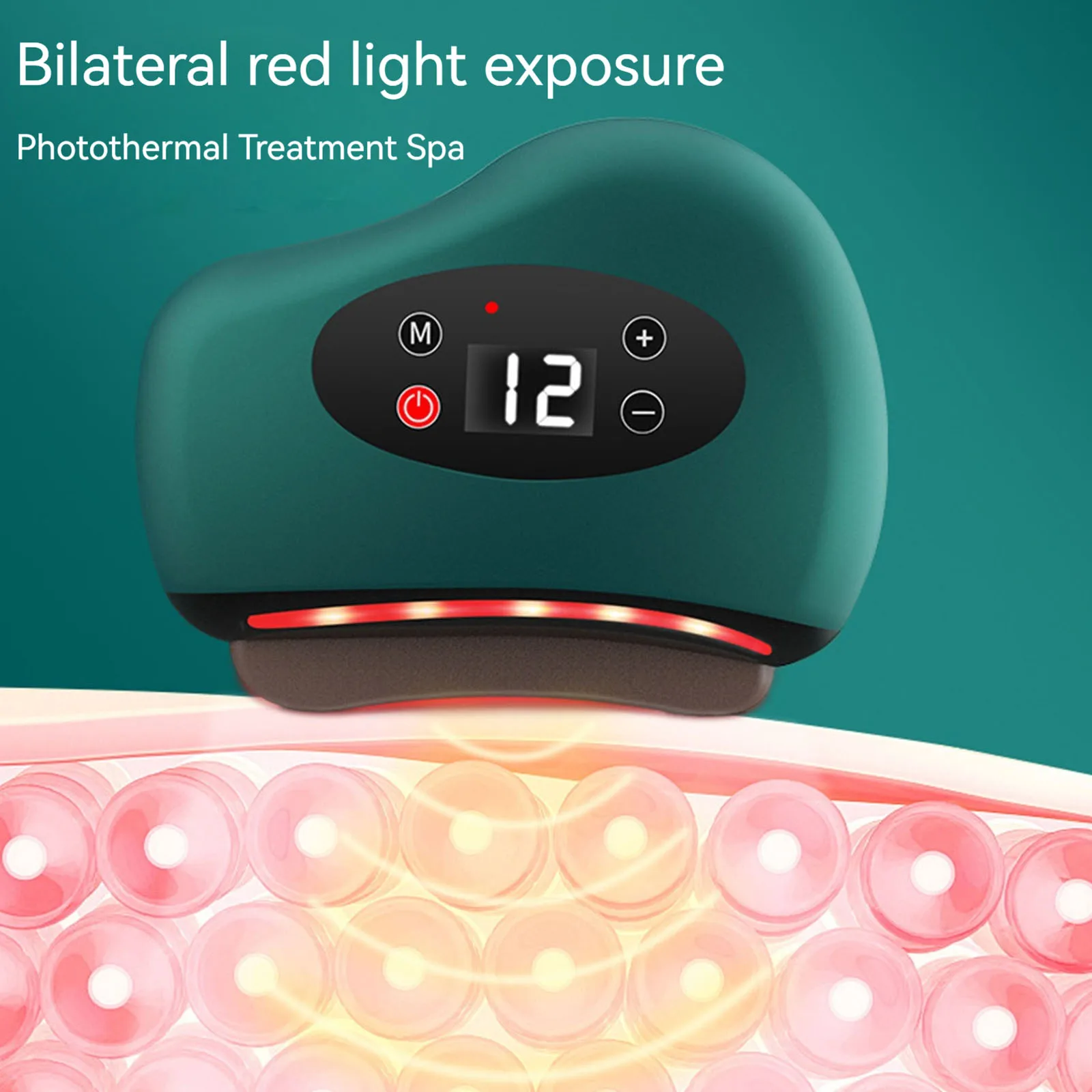 

Электрический скребковый инструмент 3в1, скребковая доска Bianstone, зарядка через USB, инструмент для скребка мышц с подогревом для шеи, лица, лифтинга кожи