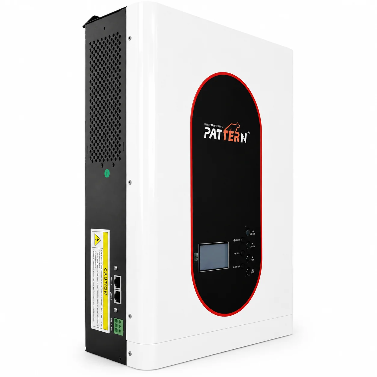 PATTERN Heavy Duty 2.5KW 24V Low Frequency MPPT Pure Sine Wave Off Grid Wall Mounted Hybrid Solar Inverter For Home Backup