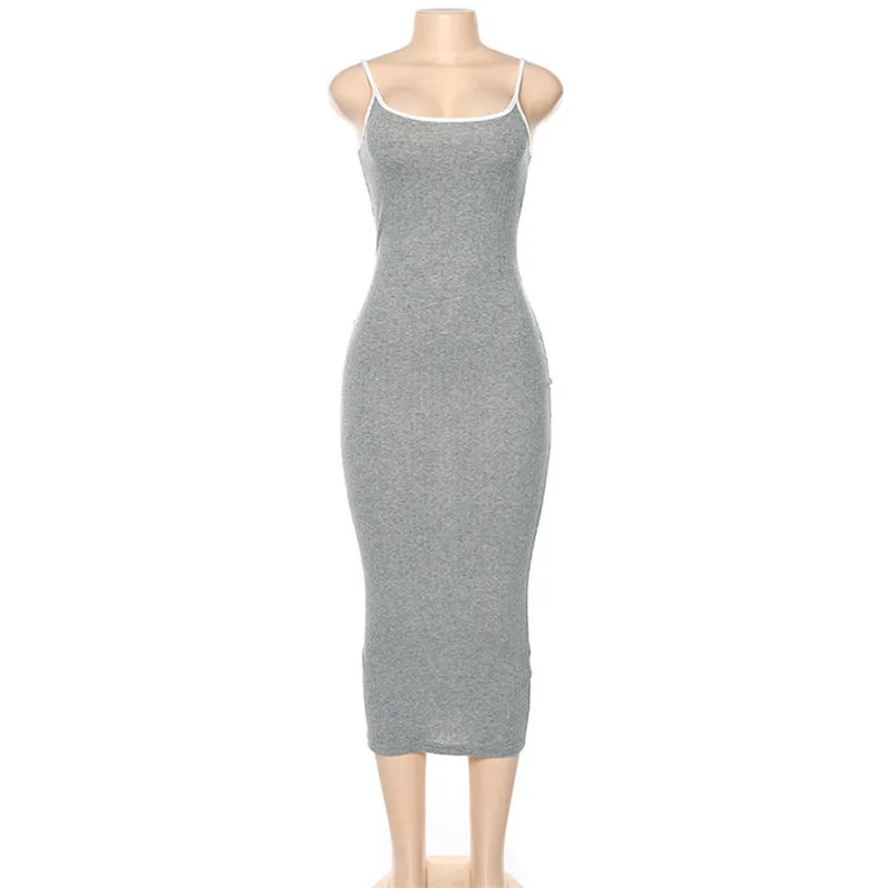 أزياء مثير نحيل فستان متماسكة عارية الذراعين مساء فستان ماكسي المرأة نادي الحفلات السيدات Bodycon الخوخ سليم الورك فساتين طويلة أنيقة