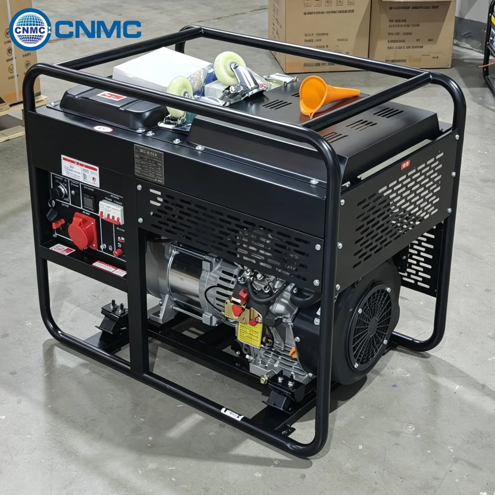 Diesel Generators 3kVA 5VA 6KVA 7.5KVA 9.5KVA Generator With Wheel Thickened Tires Electric start CE UL Certified Home Use