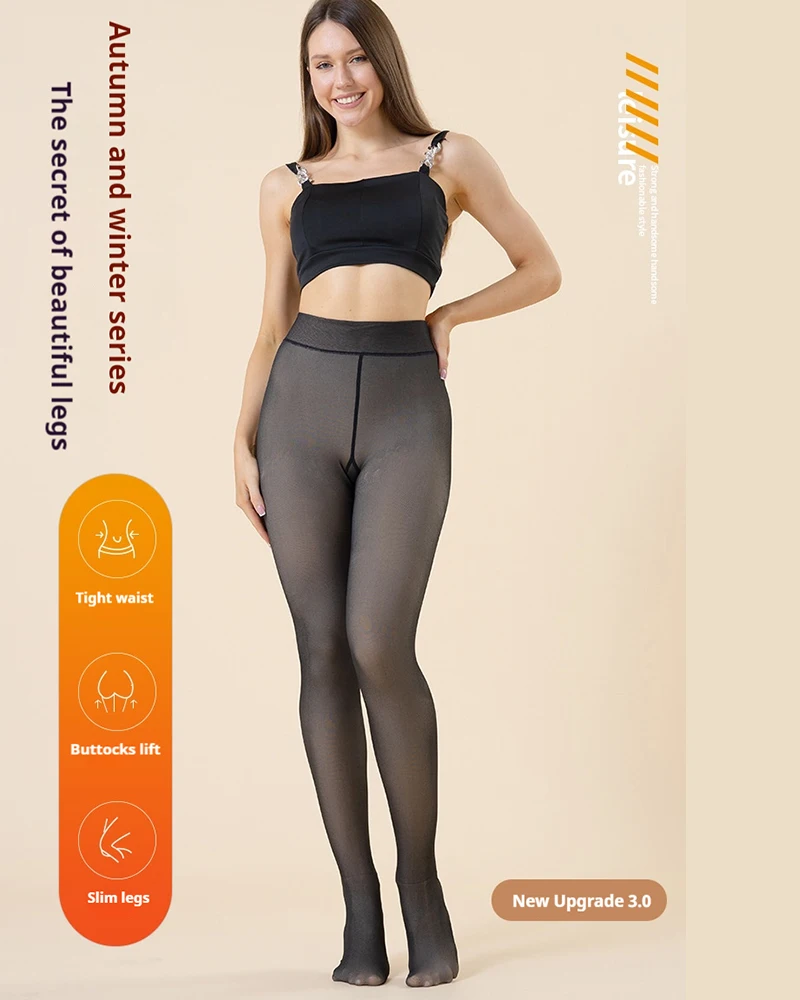 80 جرام-300 جرام الشتاء المرأة جوارب طويلة ناعمة مثير جوارب الحرارية شفافة مرونة عالية الدافئة يغطي الرجل الجوارب الإناث