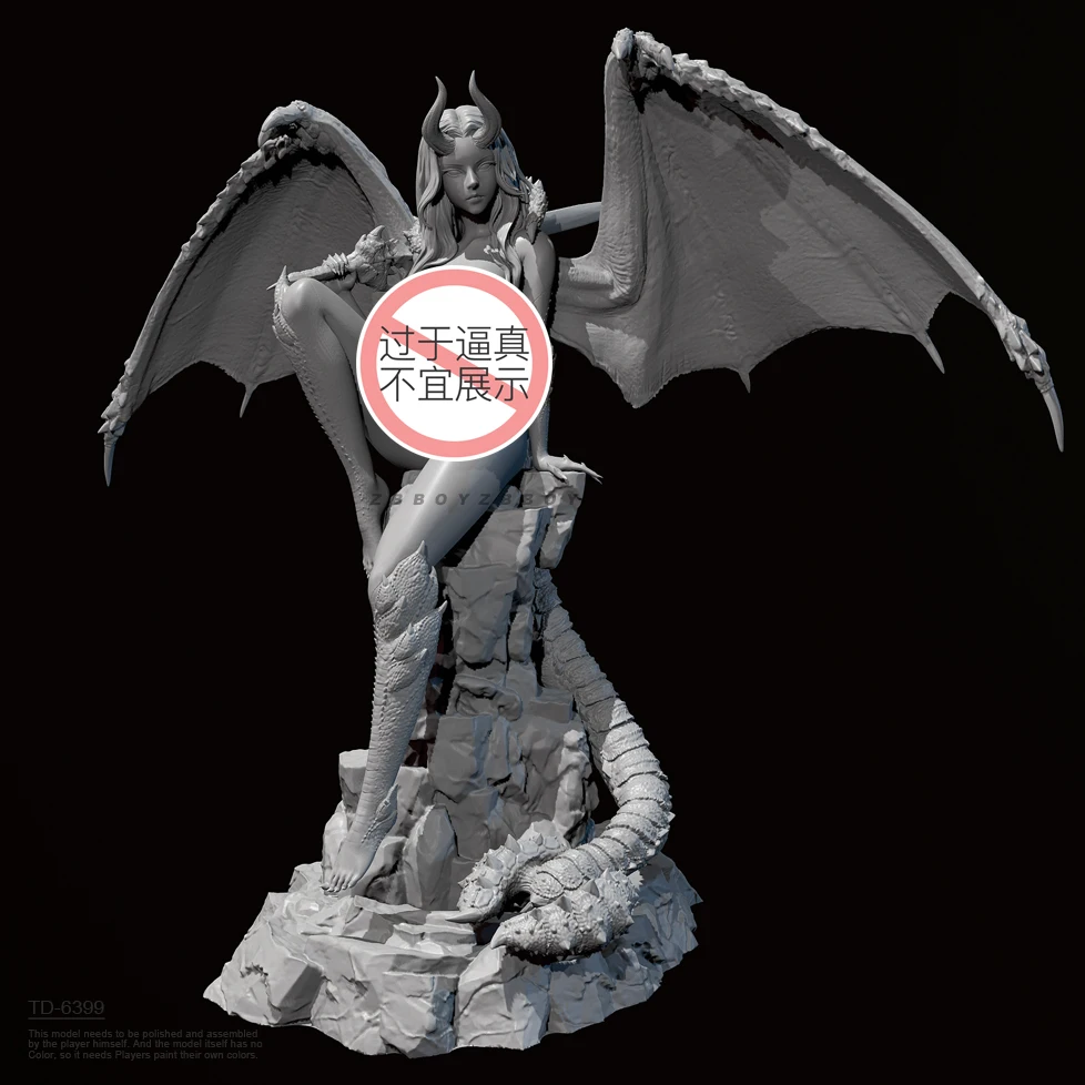 The height of man 50mm 75mm 95mm Resin model kits figure beauty colorless and self-assembled （3D Printing ） TD-6401/3D