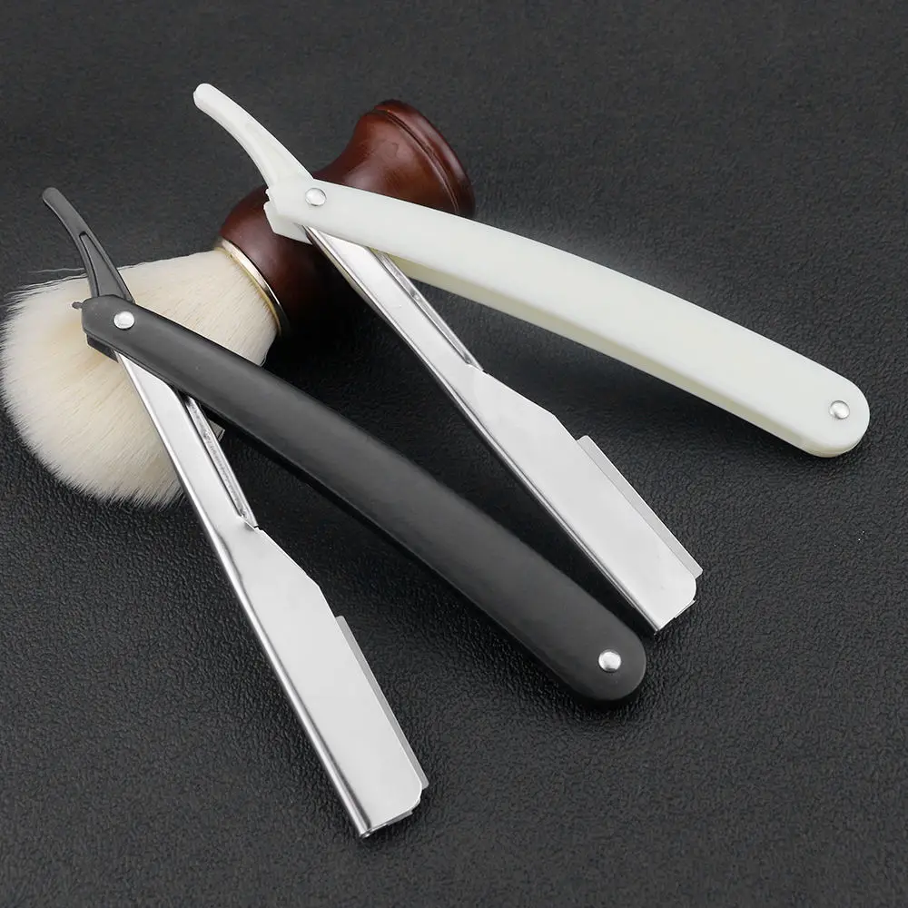 Professional Manual Safety Razor for Men - 10 Blades for Smooth Shaves & Styling, Barber-Grade Precision