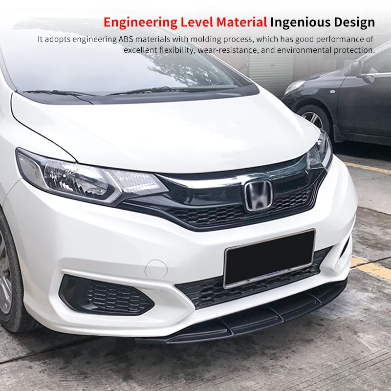 

For Universal Honda Series Civic/INSIGHT/Accord/Spirior City/Step Wgn Car Front Bumper Splitters Lip Body Kit Spoiler Accessory