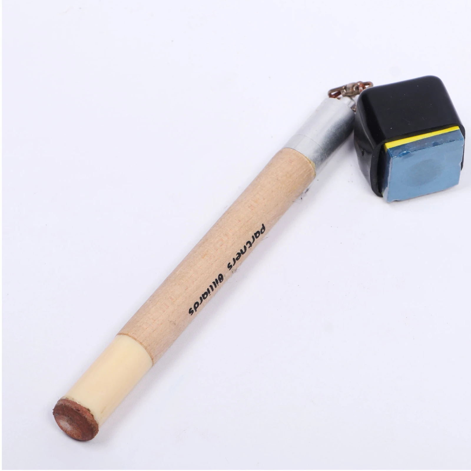 

Cue Tip Pricker Multifunction Cue Tip Prick Chalk Holder Wood Handle Metal Sleeve