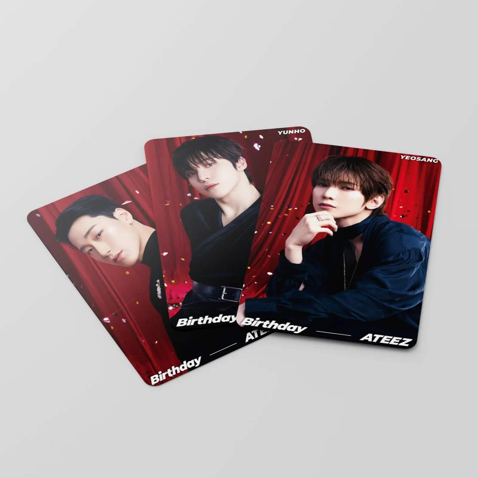 55Pcs ATEEZ Idol Boy New Album BIRTHDAY HD Printd Photocards Seonghwa Hongjoong Yunho Jongho Yeosang Lomo Cards Fans Gifts