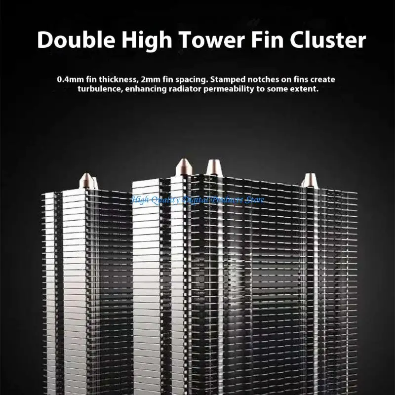 

U2JE Quiet Action PC CPU Refrigerator ARGB Fan sixteen hundred WHIRLS 4 Bronze Cylinders Tall Agreement Play Computer