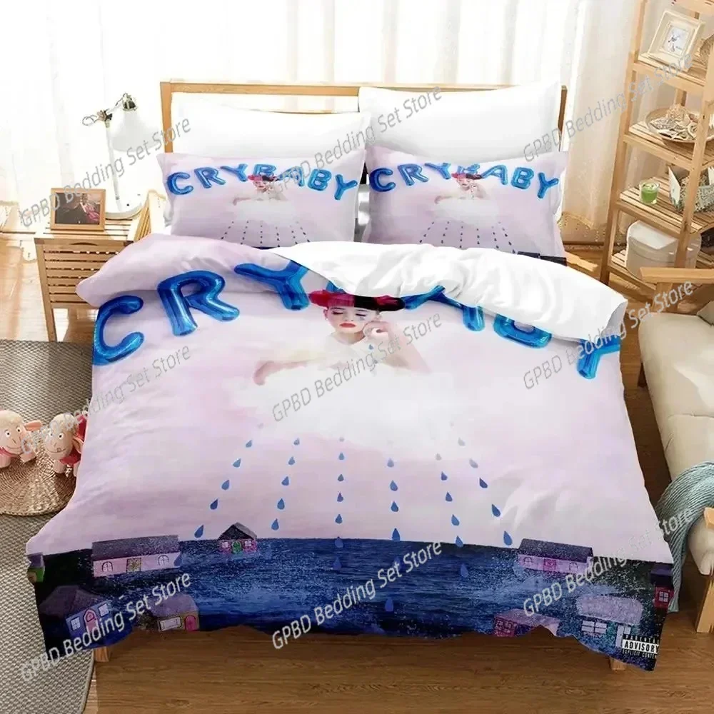 3D Print Singer Melanie Martinez Bedding Set Bedroom Soft Modern Bedspreads Comefortable Kids Duvet Cover Quilt Cover Pillowcase