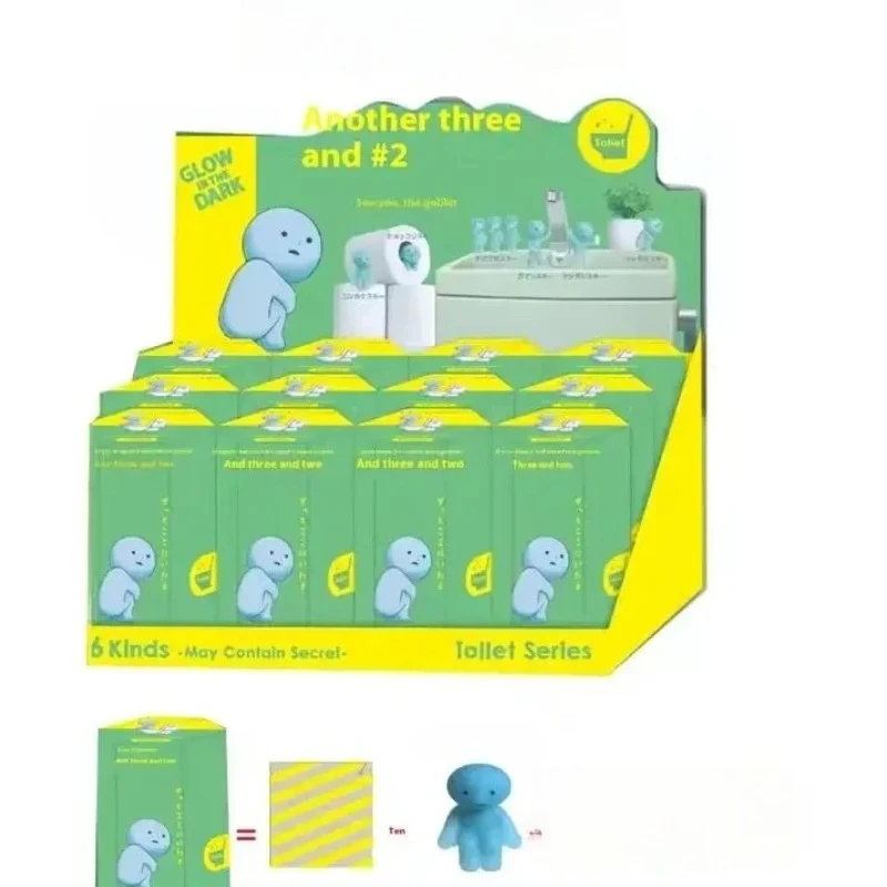 

2025 Toilet Series Blind Box Noctilucent Green Doll Action Figures Decoration Model Toy Fans Children Gifts Mini Figures