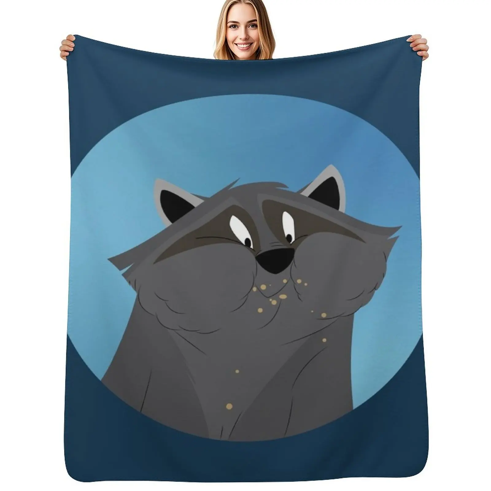 Manta Meeko Pocahontas, resistente a las manchas, acogedora y cálida