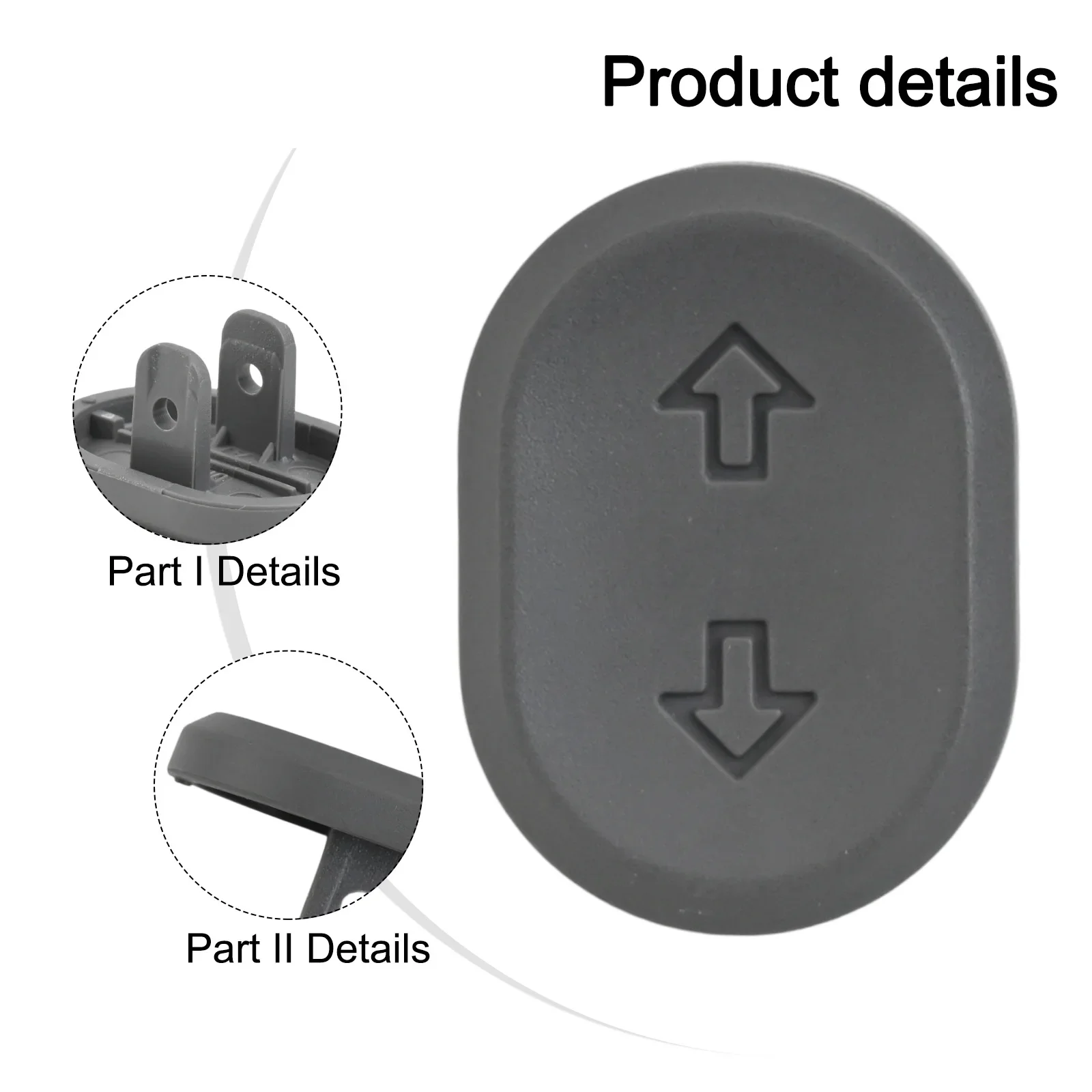 Botão interruptor de sinal de seta para scooter elétrica, 2.2x1.6cm, botão de controle de luz para ninebot g2 max 2 f2 pro, acessórios para scooters