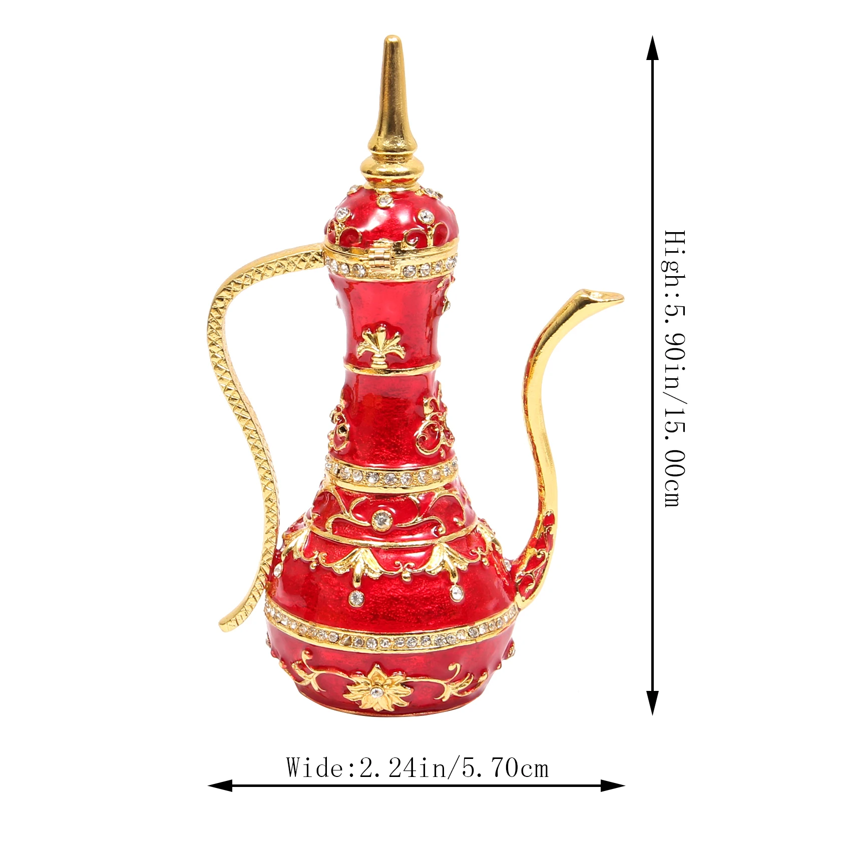 QIFU Beautiful Exquisite Teapot for Jewelry Box