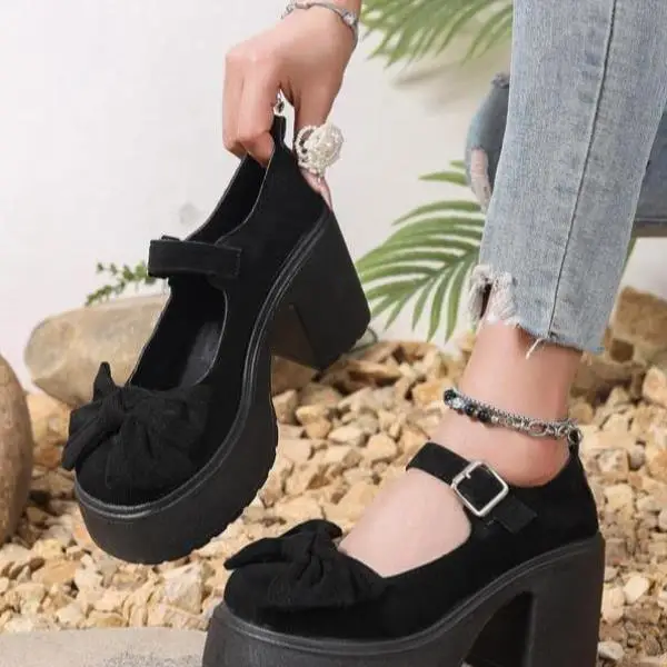 

Mary Cross-Border Versatile oes High Jane Faionable Flats for Middle-Aged And ly Women Ci Walk Suitable Spring Winter