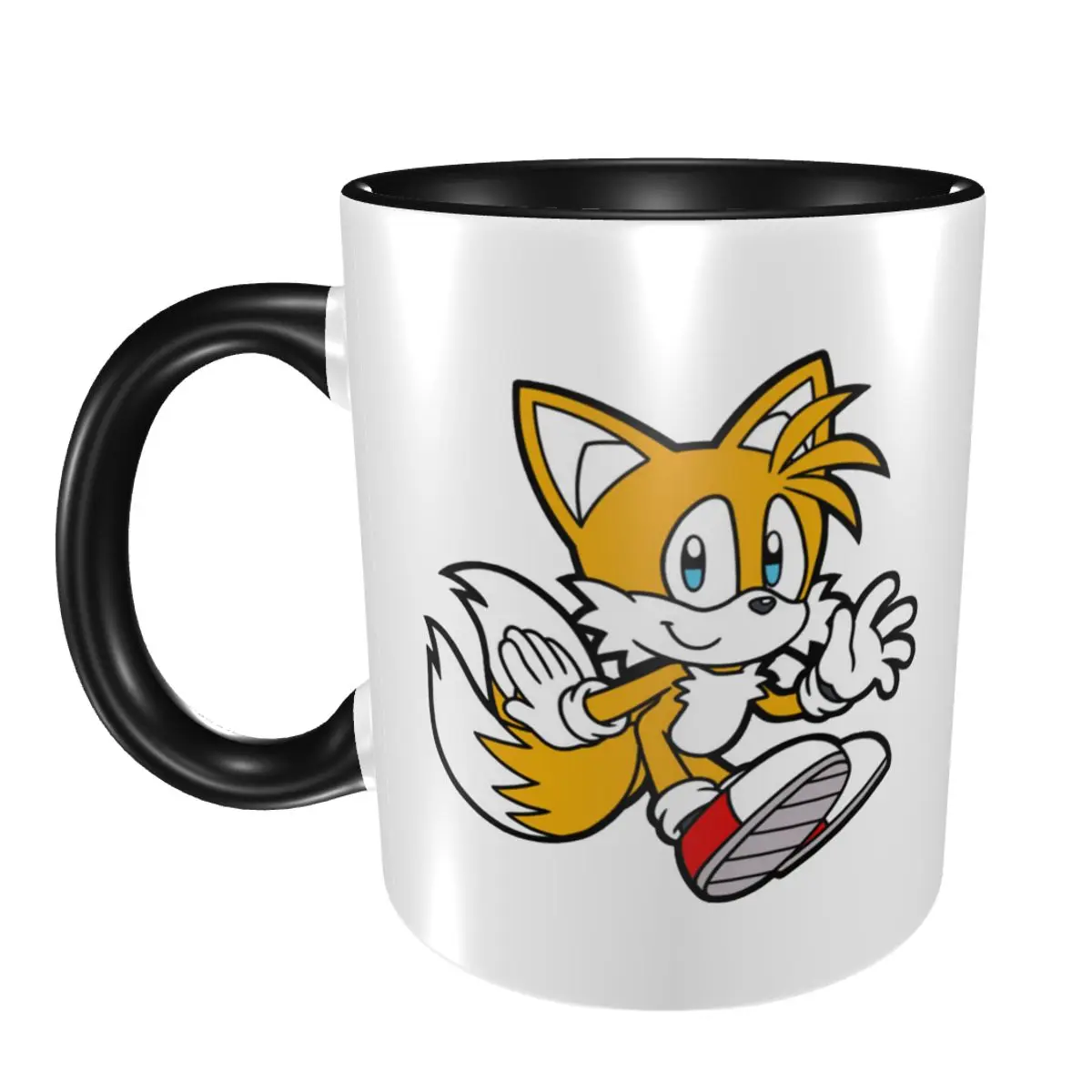 

Кружка Miles Tails Prower, забавные керамические кофейные чашки, чайные кружки, чашка для молока, посуда для напитков, подарки для друзей