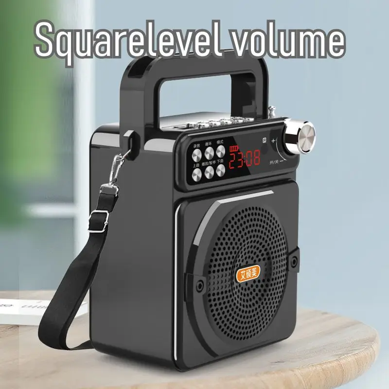 Square Level Volume Wireless Bluetooth Portable Square Dance Audio Card Radio Recording Speaker Tutorial Amplifier Heavy Bass