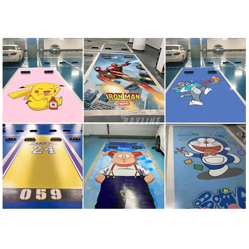 Play Ground Outdoor Swimming Pool Printing Equipment Private Parking Ground UV Printing Machine