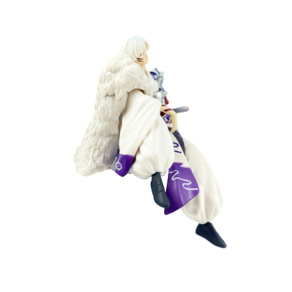 14cm InuYasha Anime Figure Kingdom Miyagako Sesshomaru Action Figure 1514# Sesshoumaru/1300# Inuyasha Figure Model Doll Toys