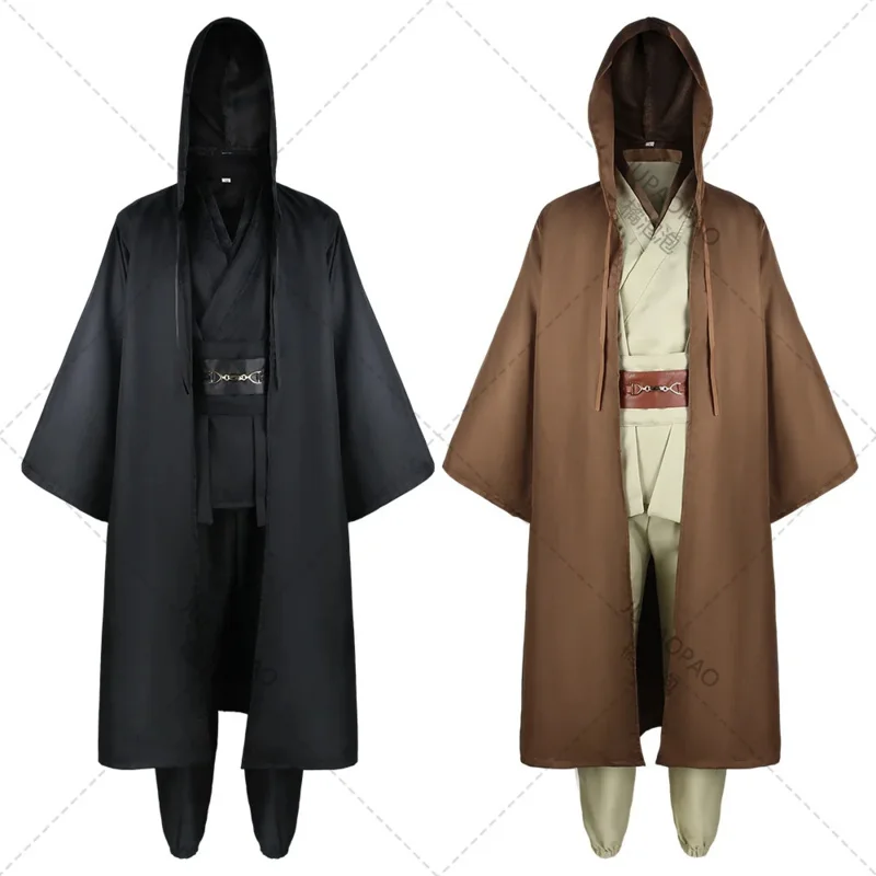 Jedi Star and War Costume for Women and Men Anakin Replica Halloween Costumes Anime Cosplay Clothes Plus Size 3XL