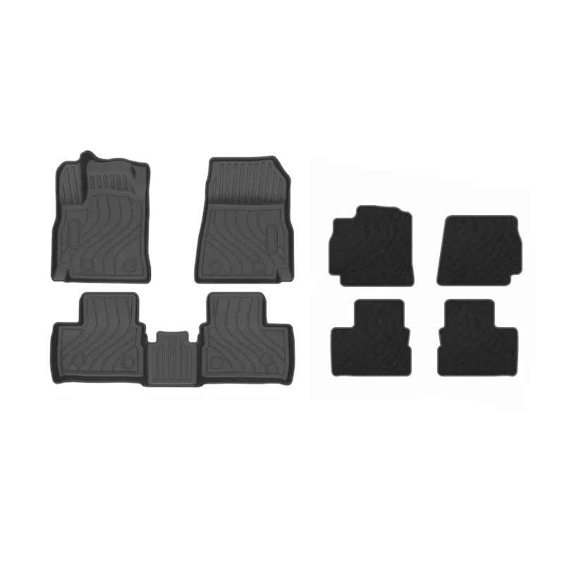 Car Floor Mats for Renault ARKANA 2023 3D Carpet TPE Waterproof Antislip Foot Mat Left Hand Drive Black